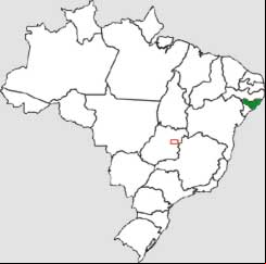 Mapa de Alagoas