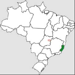 Mapa do Espírito Santo