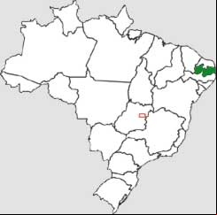 Mapa da Paraíba