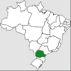 Mapa do Paraná