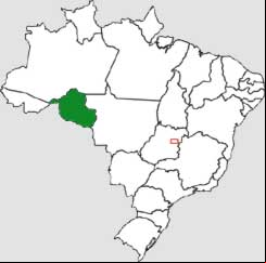 Mapa de Rondônia